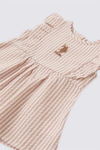 U.S. Polo Assn. U.S. Polo Assn Mink Baby Girl Dress