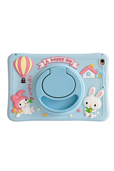 UnDePlus Samsung Galaxy Tab A 8.0 T290 T295 T297 Kılıf Cute Dolls Çocuk Karek...