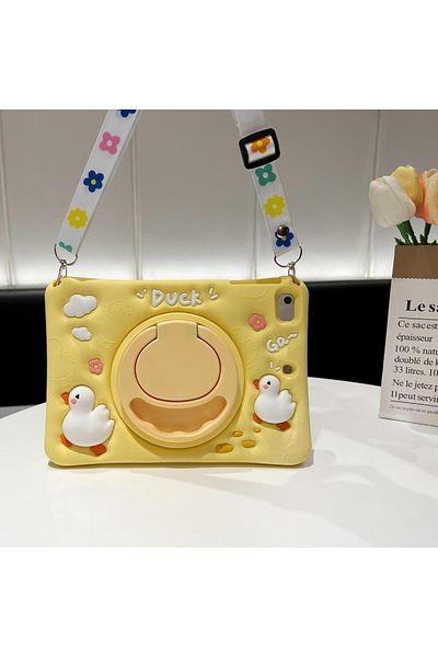 UnDePlus Samsung Galaxy Tab A7 10.4 T500 T505 T507 Case Cute Dolls Children's Character Case