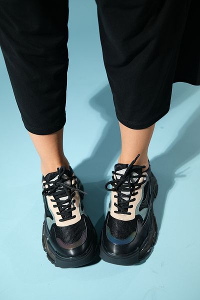 LuviShoes Γυναικεία αθλητικά παπούτσια OPOLE Black Multi