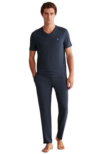 First Touch Ανδρική πιτζάμα Navy Blue First Touch