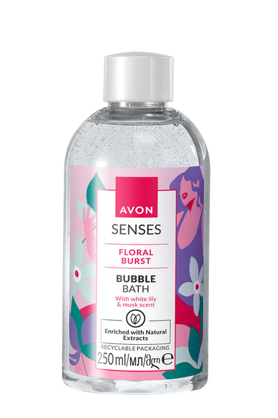 AVON Senses Floral Burst Zambak ve Misk Kokulu Banyo Köpüğü 250 Ml.