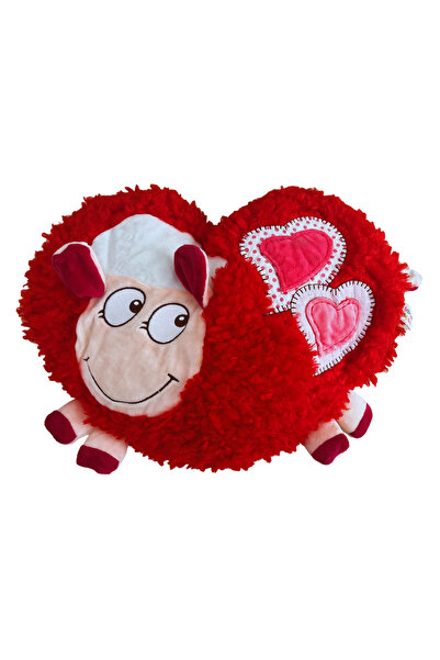 TUSBA MARKET Pernă cu emoji de miel drăguț pentru cadou pentru interiorul mașinii / pernă pentru luneta din spate și pentru partea superioară a scaunului din spate