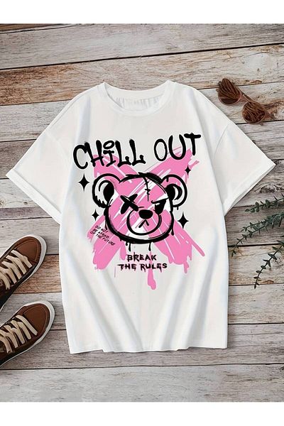 GALASHOP Μπλούζα με στάμπα αρκούδας