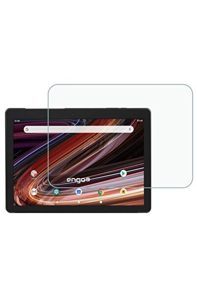 Engo Vestel V Tab Z1 10.1 İnç Ekran Koruyucu 9H Kırılmaz Esnek Nano Cam, HD Ş...