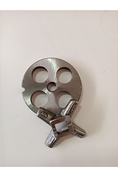 Russet 12 Lik Kıyma Makinesi Aynası Ve Bıçak Seti Kuşbaşı 20mm Bıçak