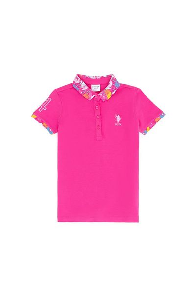 U.S. Polo Assn. Girl's Basic Polo Collar T-Shirt G084SZ011.0001596375 TEXTORY CLOTHING