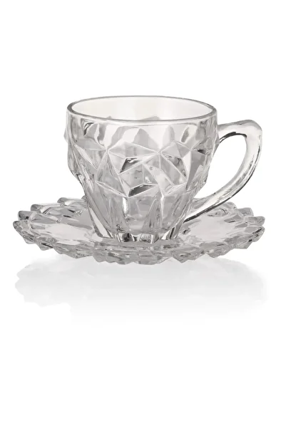 city glass 12 Piece Ultra Luxury Crystal Glass Nescafe&Teacup Coffee Set
