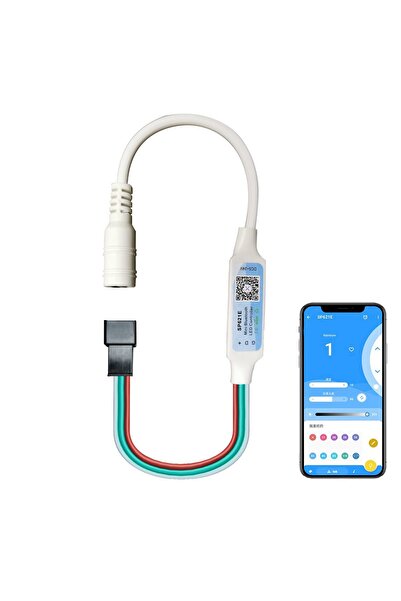 AKAN GRUP Sp621e Mini Bluetooth Argb Pixel Led Kontrol - Led Kontrol Modülü - Adreslenebilir
