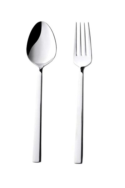 Viplatin 24 pieces of fork spoon 12 food spoons 12 food forks