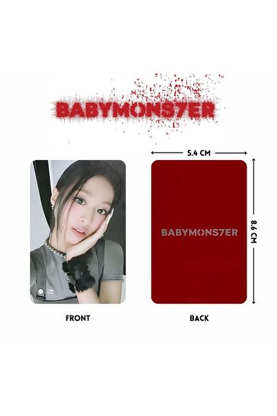 Kpop Dünyasi BABYMONSTER '' Babymons7er'' Tag Set 2 PCs