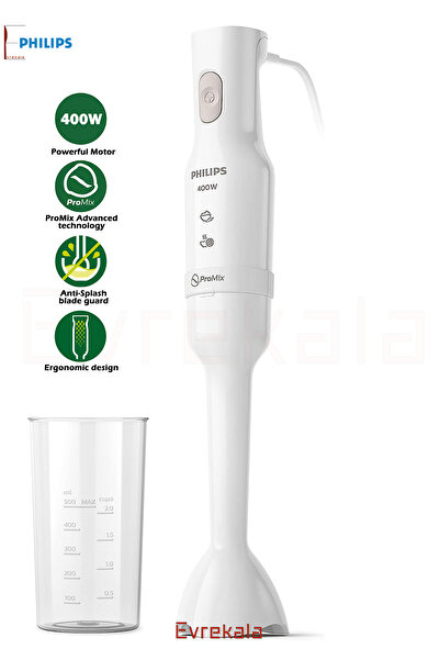 Philips Evrekala El Blender Seti Philips 400W El Mikseri Sıçratmaz -Yetkili Evrekala Shop- Yeni Seri ProMix