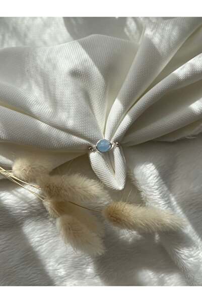 PelvedDesign Morganit Doğal Taş El Yapımı Tel Yüzük