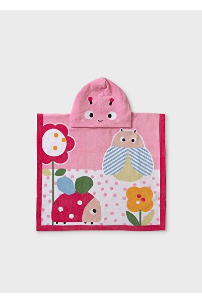 MAYORAL Baby Girl Hooded Towel Colorful