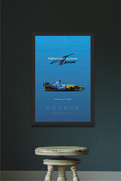 Cadran genç odası çerceve görünümlü mdf tablo