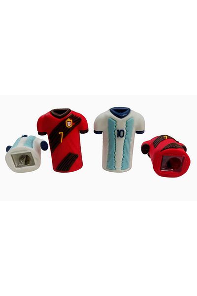 sevgi kırtasiye Fan Pencil Sharpener Set of 2 Jersey Pencil Sharpener