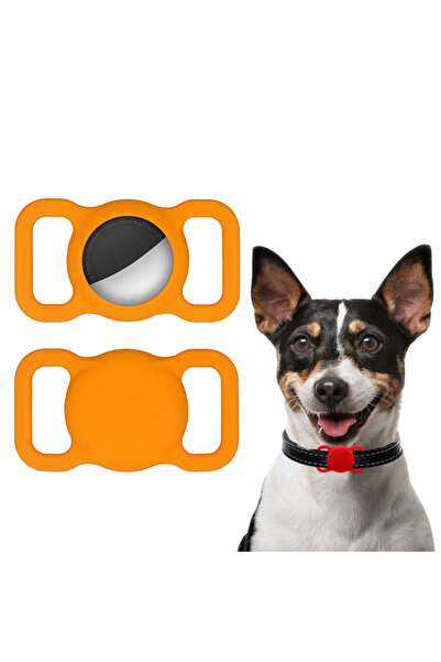 Dexmon Airtag Compatible Silicone Case Cat Dog Collar Attachable Closed Does ...