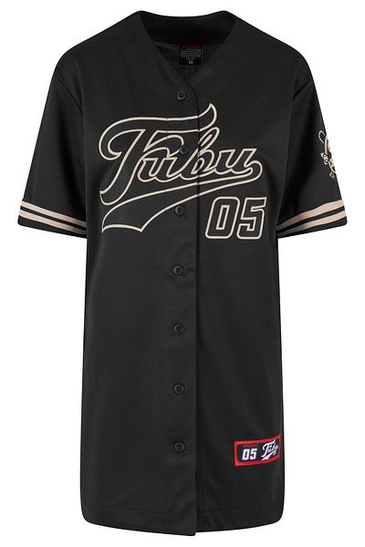 FUBU Damen FW231-007-1 FUBU Varsity Baseball-Kleid