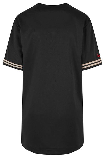 FUBU Damen FW231-007-1 FUBU Varsity Baseball-Kleid