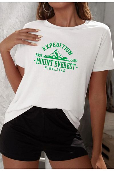 MODA MOSAIC Mount Everest Printed Shorts and T-shirt Set
