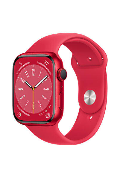 Apple Watch Seri 8 45mm (GPS) Alüminyum (PRODUCT)red - A Kalite - Mnp43tu/a