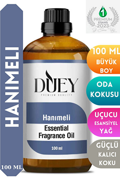 DUEY Hanımeli Uçucu Yağ 100ML Buhurdanlık Yağı Difüzör Esansı Oda Kokusu Esan...