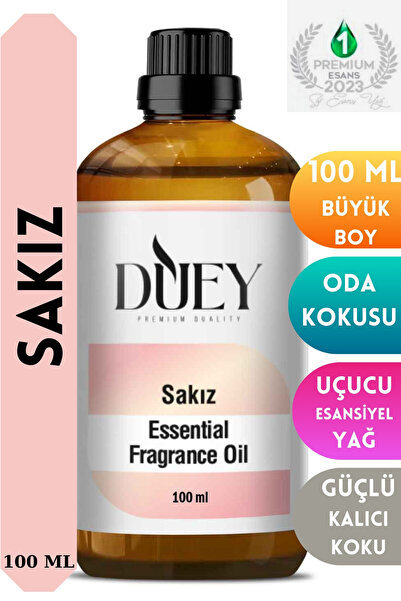 DUEY Sakız Uçucu Yağ 100ML Buhurdanlık Yağı Difüzör Esansı Oda Kokusu Esansı ...