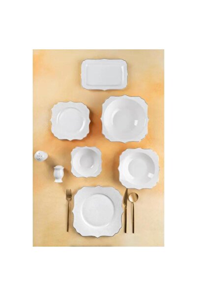 ACAR Medusa 6 Kişilik 29 Parça Porselen Yemek Takımı MSYT0145