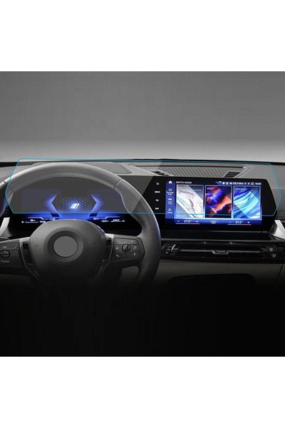 Engo One Piece Compatible With BMW X1 Screen Protector U11 Curved Screen