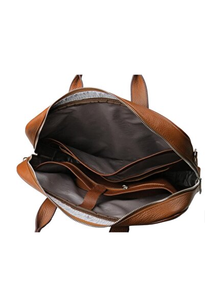 MÇ DERİ حقيبة كمبيوتر محمول من الجلد الطبيعي مقاس 13 بوصة و14 بوصة