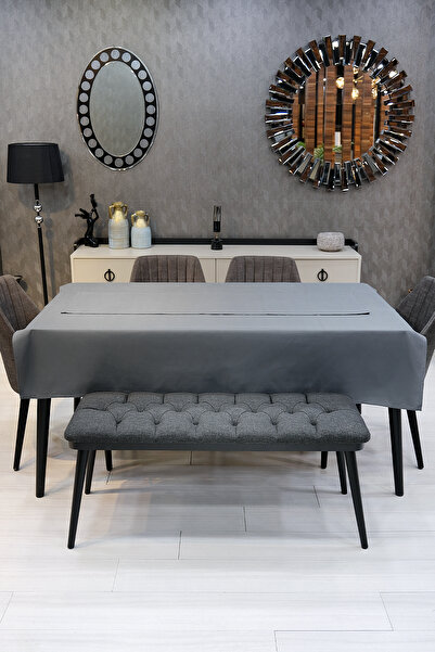 sevilya Dream 8-предметний набір скатертин (скатертина для вітальні, бігунок, 6 серветок)