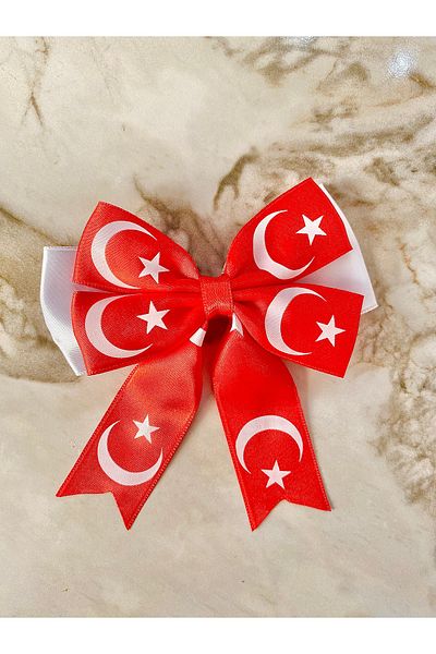 SHEKER HOME 23 April Eid Buckle with Turkish Flag - Red