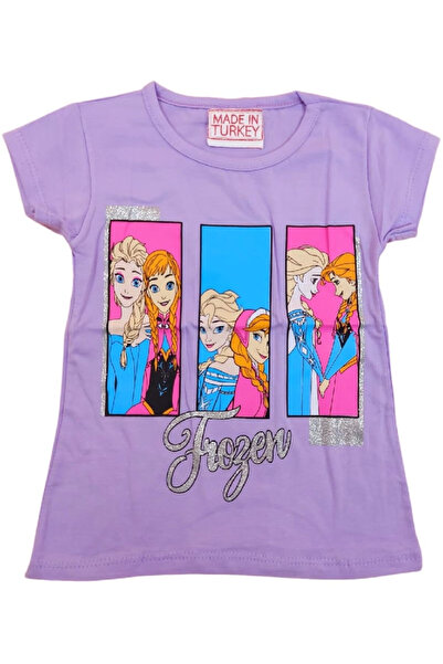 KAMİKAM Χτενισμένο βαμβακερό μπλουζάκι για κορίτσι