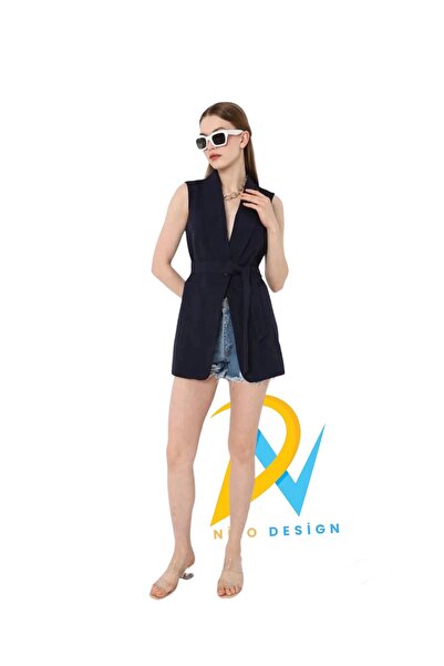 Nilo سترة نسائية برباط جانبي