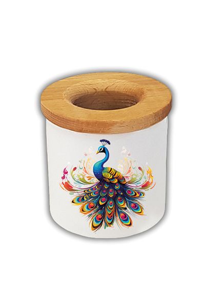 lili hediyelik Μολυβοθήκη με στάμπα Peacock