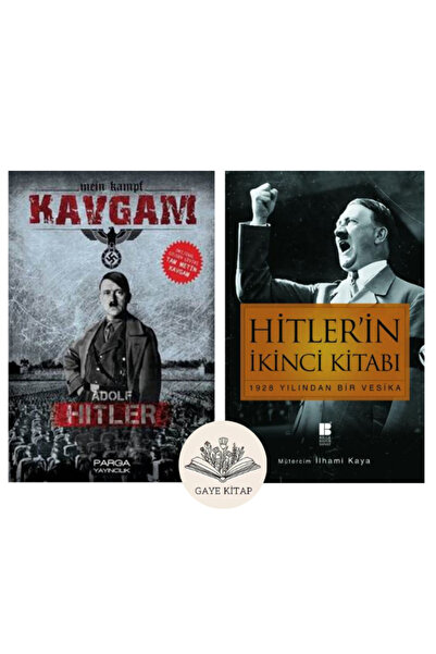 Bilge Kültür Sanat Kavgam (Orijinal Çeviri - Tam Metin) ve Hitler'in İkinci Kitabı ( 2 Kitap Set )