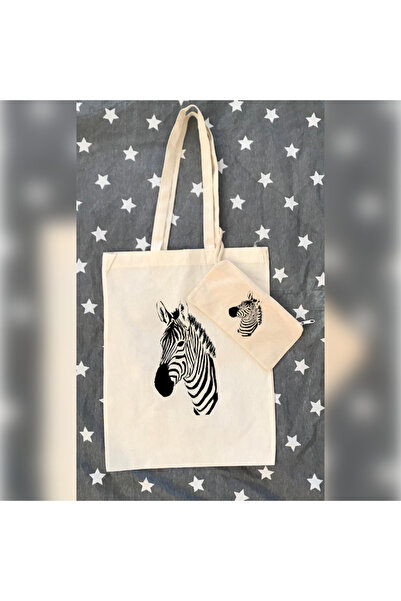 Boom town Unisex Zebra Cloth Bag Pen Holder Makeup Bag