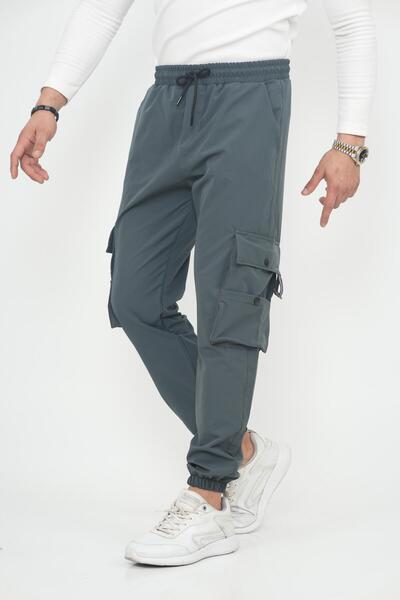 alphalife Ανδρικό Φούτερ - Ύφασμα Parachute, με τσέπες Cargo και φερμουάρ