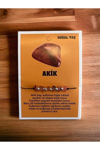 bidolusarf Doğal Taş Bileklik Çakra