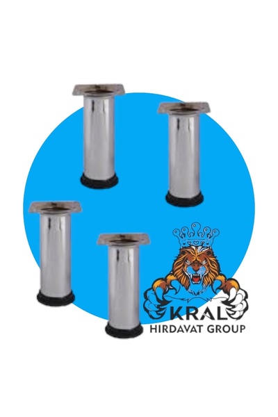 KRAL HIRDAVAT 4 Baze metalice. Picior de dulap, 15 cm diametru - 42 mm, șurub...
