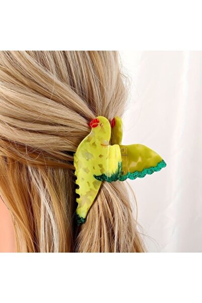 232 Konsept Papağan Figürlü Sedef Kaplama Mandal Toka. 1 Adet