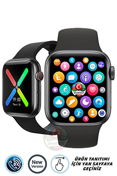 SMARTEST Arama Özellikli ve Tüm Telefonlarla Uyumlu Unisex Türkçe Yeni Versiyon Sensörlü Akıllı Saat