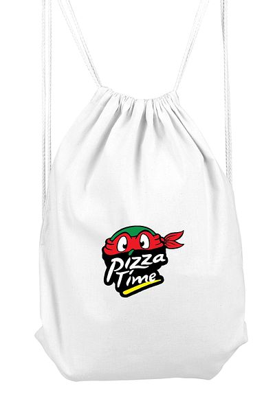 herotasarım Αθλητικό σακίδιο πλάτης Pizza Time - Μοντέλο BLL4474