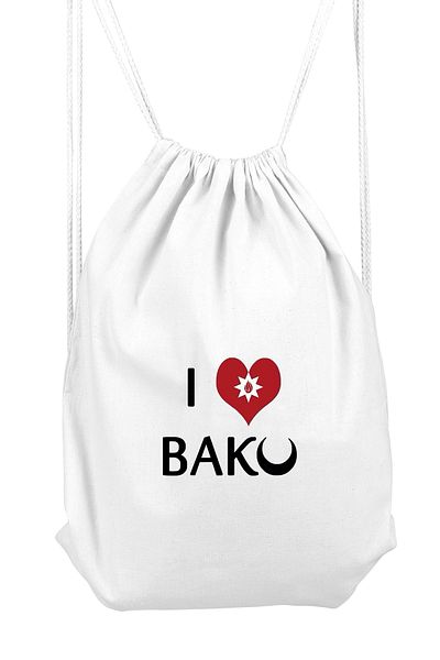 herotasarım Αθλητικό σακίδιο πλάτης Baku - i Love Baku bll4597