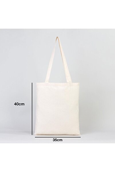 NOLEVA Punch İçin Uygun Doğal Hambez Baskısız Çanta Promosyon Ekonomik 35x40 CM 2 ADET