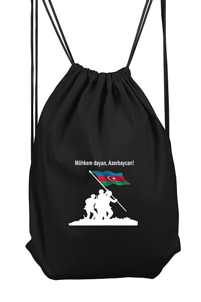 herotasarım Αθλητικό σακίδιο πλάτης Azerbaijan Möhkem Dayan - bll4595
