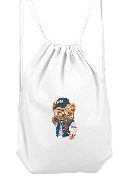 herotasarım Σακίδιο πλάτης αθλητικού στυλ Teddy Bear - bll4489