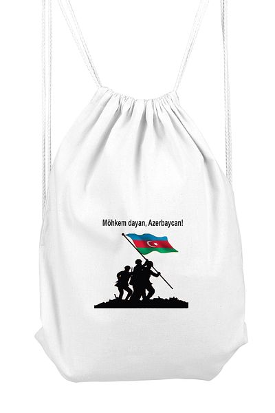 herotasarım Αθλητικό σακίδιο πλάτης Azerbaijan Möhkem Dayan - bll4595