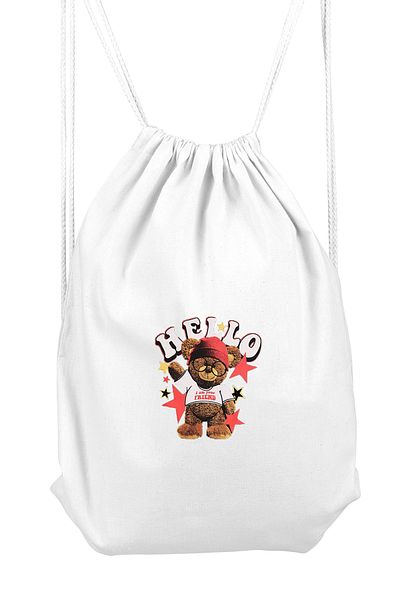 herotasarım Rucsac sport Hello Teddy Bear - BLL4487