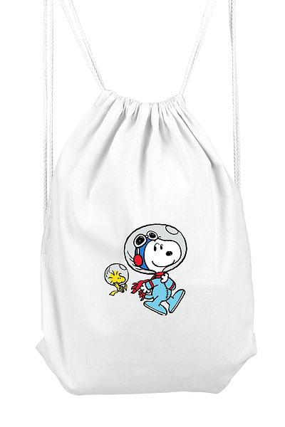 herotasarım Αθλητικό σακίδιο πλάτης Snoopy Astronaut - bll4514